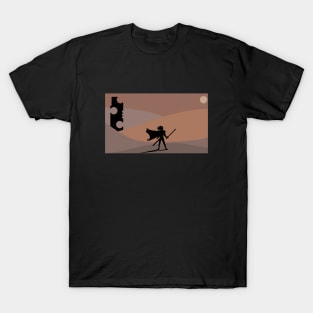 The Young Blade Looks Upon the Onyx Citadel T-Shirt